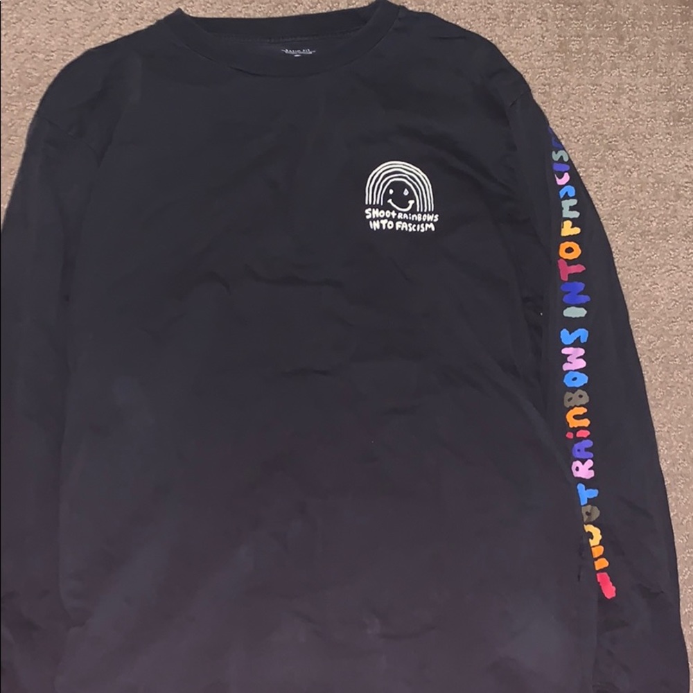 Volcom “Shoot rainbows into fascism” Long Sleeve T